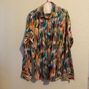 Brandolini colorful Beautiful men’s large dress shirt